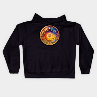 Cosmic Garden of Eden Kids Hoodie